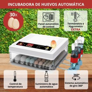 incubadora giro automático