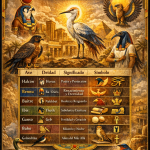 Aves sagradas del antiguo egipto