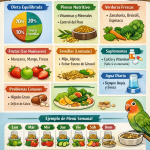 Alimentación del Agapornis