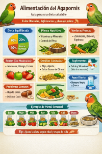 Alimentación del Agapornis