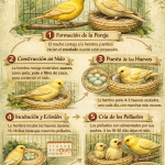 la cría del canario