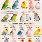 Mutaciones del Agapornis
