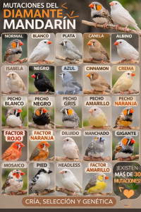 Mutaciones de los Diamantes Mandarines