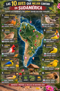 aves que mejor cantan en Sudamérica