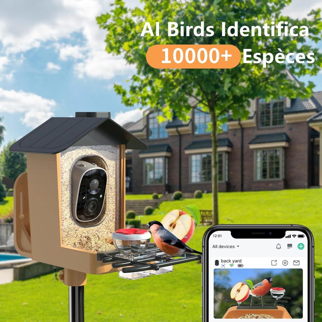 Comederos de pájaros con Inteligencia artificial